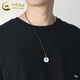 China Gold (CHINA GOLD) Ping An buckle silver necklace S999 women's foot silver solid pendant made of bracelet necklace gift for boyfriend Jingsuda* Ping An buckle necklace [about 10g1g]