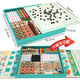 Zongman Flying Chess Gozi Chess Children's Checkers Chess Multi-in-One Chess Multi-Function Chess Board Game Toys Birthday Gift [Upgrade Large Version] Eleven-in-One Full Chess