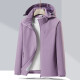Camel de la región occidental (Vancamel) más la chaqueta de rompedor de viento de terciopelo para hombres y mujeres estilo coreano a prueba de viento y cálida chaqueta de captura suave de captura suave Jaqueta literaria Top 9930-Manja de jalea en polvo [color sólido] 4xl