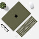 帝伊工坊新款苹果电脑壳M1保护壳macbook13笔记本16女生保护套m2外壳air13.3新pro15壳子 【岩砂壳】牛油果绿（配键盘膜+防尘塞） Pro13 retina (A1425/1502)
