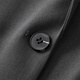 Shandubila 2025 Spring and Autumn Blazer Feminine Commuting One-Button Metal Label Fake Pocket Suit Dark Gray M