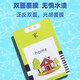 儿童中英文卡片机有声插卡百科知识双语早教学习机 蓝色熊宝卡片机+510中英文内容 USB充电