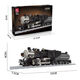 Lego building blocks vintage steam train city heavy load freight train cross track assembly toy 12003CX freight car +1 box of building blocks + disassembly