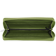 LeXON men and women's wallet long card bag clutch wallet V green