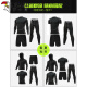Woodpecker large size fitness suit for fat men to increase size and gain weight 200-300Jin [Jin equals 0.5kg] sports basketball quick-drying clothing running training clothes elite short 2-piece set (large size) 7XL (240-300Jin [Jin equals 0.5kg] around, )