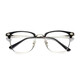 Tofu reading glasses, male and female automatic zoom 100-500 degrees Top ten rankings of anti-blue light reading glasses 50-60 years old, black and gold frame automatic adjustment degree