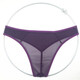 Private Shang New Men's Underwear Transparent Stretch Briefs Romantic Purple Sexy G-string T-Pants One Size 170Jin Jin is equal to 0.5kg within