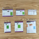 透明软胶套pvc塑料标签袋小胸卡套厂牌壳工作证带挂绳证件卡片保护套文件封皮封套超市价签皮卡袋定制 841-竖式 10个