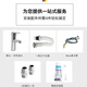 小户型简易洗手盆套装阳台陶瓷不锈钢支架落地式洗脸盆卫生间洗漱 4837cm盆+支架+下水