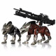 鸢柒变形玩具visual toys 电影 01修UT禁闭金刚 双狗MP比例 VT (01B战损)禁闭(预售)