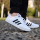 Adidas New Men's Shoes, Summer Student College Sports Chaussures, confortable, légère, polyvalente et à la mode décontractée AW3889 / Fashion Three Stripes 44