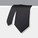 Woodpecker (TUCANO) black tie for men without a hit lazy zipper Korean version narrow and thin fashion formal wear hand-touch 6cm pure black (hot selling) hand-touch
