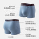 Rote Bean (Hodo) Herrenunterwäsche modal markless antibakterielles Schritt summer Jugend cooler Boxer Shorts Boxer 699 Kombination 3xl (185)
