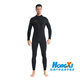 OUZO wetsuit professional 1.5/3/5/7mm men's wetsuit neoprene one-piece hooded thickened cold-proof and warm deep diving 3mm one-piece hooded model 3XL