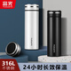 
Fuguang thermos cup for men and women 316 stainless steel water cup tea cup business custom gift cup lettering large capacity cup 420ML ink blue [316 stainless steel + matte]