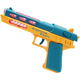 
Smart little expert children's electric music toy gunshot light 2 boys and girls with sound small pistol suitable for 3-year-old girls gun [Green] War Eagle sound light gun 9923+3 sections 5+ screw knife