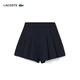 LACOSTE French crocodile women's side zipper design simple casual daily commuting versatile pleated shorts GF3879 166/navy blue 34 155