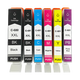 Mengxiang suitable for Canon TS706 6160 8160 9560 8260 TR7560 8660 printer ink cartridge PGI-680/CLI-681 ink cartridge [Five-color set]