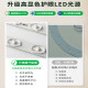 大观园（DGY）简约客厅吊灯创意卧室灯月球泡泡吊线灯卡通星球吊灯中山灯具001O 9734金色7头三色白球12cm