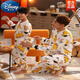 Disney children's anti-kick one-piece pajamas spring and autumn long-sleeved baby cute cartoon super cute boy and girl sleeping bag 6622 kitten blue (zipper style) 120 120cm (4 and a half years old-age-6 years old/111-