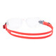 Speedo classic Futura children's swimming goggles 10-15 years old, anti-fog, soft, comfortable and universal, transparent/red