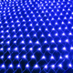 Aiweiyi Light String Fishing Net LED Couleur lumières dans le ciel étoile extérieur étanche boutique de pelouse Flash Light Shopping Mall Spring Festival Decoration Disposition de mariage Couleur chaude 6 * 4 mètres avec bouchon de queue 672 lumières