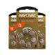 XIWANBORETWAY Peak Ayuring Battery A13A10 Botón A312 Electronic A675 Zinc Air Original Peak 13 [5 placas 30 piezas]