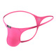 Private delivery New underwear for men's sexy breathable nylon solid color low waist thong men's underwear couple adult sex products White XL