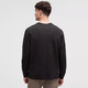 Lululemon Textured Henley Men's Henley Shirt Cotton Blend Soft Breathable Long Sleeve Pullover Black/Black XS