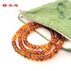 Haoying Fushun amber west open-air old material bracelet first-hand source handmade beads 108 plant amber 8MM