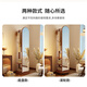Fengye Qingqing Massivholzkleiderspiegel für Haus rotierende Ganzkörperspiegel boden alter Spiegel Kleidung Aufbewahrungsregal integrierter Schlafzimmeranpassungsspiegel Walnuss Color-Chassis [Extended Edition 50 cm]