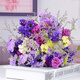 Aiman ​​(AIMAN) Flowers, real flowers, Yunnan dried flowers bouquet, forget me, real flowers, home decoration, flower arrangement, simple mix and match, starry dried flowers decoration ornaments, SN3937, yellow + purple + light purple + rose red + white + lover grass 30 pieces, dried flower bags