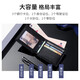 Golf (Golf) Kurzer Brieftasche Herren Brieftasche Coin Wallet Bag Business Fashion Casual Wallet Bag Geburtstagsgeschenk Schwarz