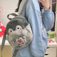 
Yuze Penguin Backpack Women Ins Cute Cartoon JK Girl Doll Bag Doll Plush Casual Mini Small School Bag Off-White Small Title