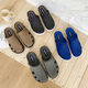 
POLNZET (POLNZET) non-slip wear-resistant hole shoes for men's outer wear slippers breathable toe soft-soled slippers Personalized trendy beach shoes Shanghai Juli 3524-khaki 43 [standard regular size]