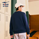 鸿星尔克（ERKE）童装男女童上衣儿童大小童保暖加厚卫衣蓝黑色140