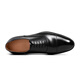 THOM WILLS business formal leather shoes men's cowhide handmade three-joint genuine leather British Oxford shoes men's young groom wedding shoes black calfskin + rubber sole B671-H2 46 /10 size