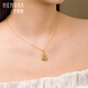 Shipulin 18K Gold Pendant Gourd K Gold Pendant Women's Yellow 18K Gold