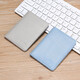 
Jingjia card bag men's ultra-thin simple card bag women's multiple card slots ID card case anti-demagnetization small card clip driver's license leather case light gray portable