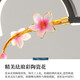 灯乔全铜新中式小吊灯餐厅玄关灯走廊书房灯创意简约卧室床头灯671 单头小吊灯-左-吊杆款-暖光