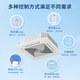 Haier ceiling air conditioner 5 hp ceiling air conditioner central air conditioner commercial frequency conversion hidden 3 hp patio embedded shop office factory air conditioner heating and cooling 3 hp first-level energy efficiency ceiling machine eight-sided air outlet + huge power saving