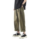 POUM National Trend Brand Men's Clothing Joint 2022 Autumn New Fashion Brand Lo suelta Pantalones heterosexuales de los hombres Pantalones casuales versátiles Men YXXS-A683 Militar Green M [sugerido 90-110Jin [Jin equivale a 0.5 kg]]