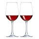 Tianxi red wine glass goblet glass home red wine glass set hotel wine glass 320ml 2 pieces