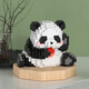Chaolechuang Tendencia nacional Flower Panda Modelo Bloque de construcción Asamblea de niños Adultos Niños para niños Panda 3 formas de jugar 983 piezas + almohadillas auxiliares