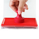 Deli Quick Dry Printing Platform Deli 9894 Plataforma de impresión en blanco Plataforma de impresión en seco Quick Dry Extra Gran Caja cuadrada de tinta Plataforma de impresión grande Financial Red y Azul Doble Color 9865 9865