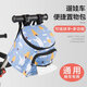 YIUDS婴儿手推车挂包通用遛娃神器置物袋儿童三轮车储物筐收纳 扶手版-抽纸款黑色