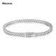 Miss JuJu pt950 platinum bracelet for men, platinum keel bracelet, domineering herringbone bracelet, recommended wearing length = clean hand circumference + 1.5~2.0cm
