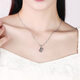 Yuan Shengfu's new PT950 boutique fashion abacus pendant platinum pendant atmospheric platinum necklace pendant for women 2.30g