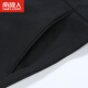 Nanjiren trousers men's business casual spring and autumn straight trousers professional formal wear-free casual trousers men's CGXK01 regular black 31