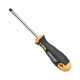 felo original imported German screwdriver eleven-character industrial high-quality chromium vanadium steel driver batch 400 small household 400 653 10 (one-character 6.5x100mm)